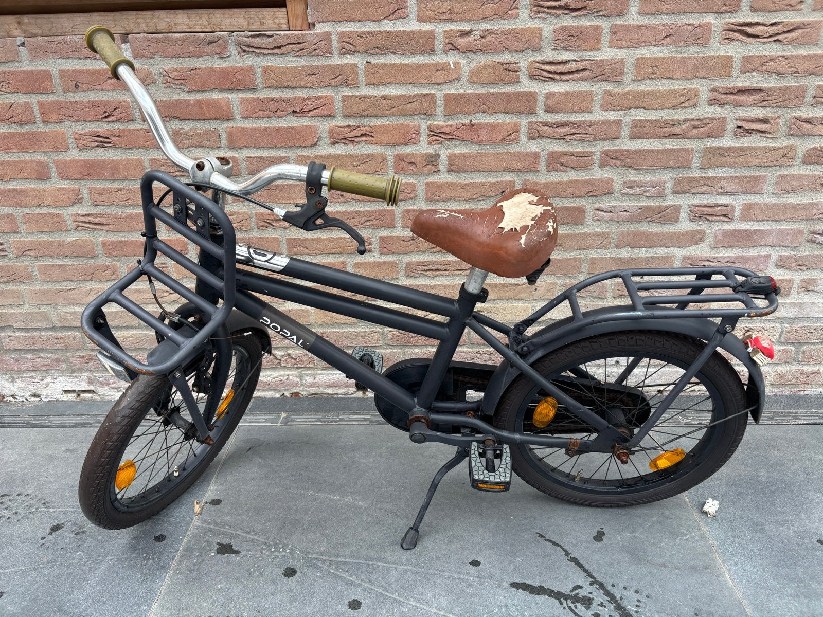 Popal Cooper kinderfiets 18 inch, Fietsen en Brommers, Fietsen | Kinderfietsjes, Ophalen, Gebruikt, Terugtraprem, 16 tot 20 inch