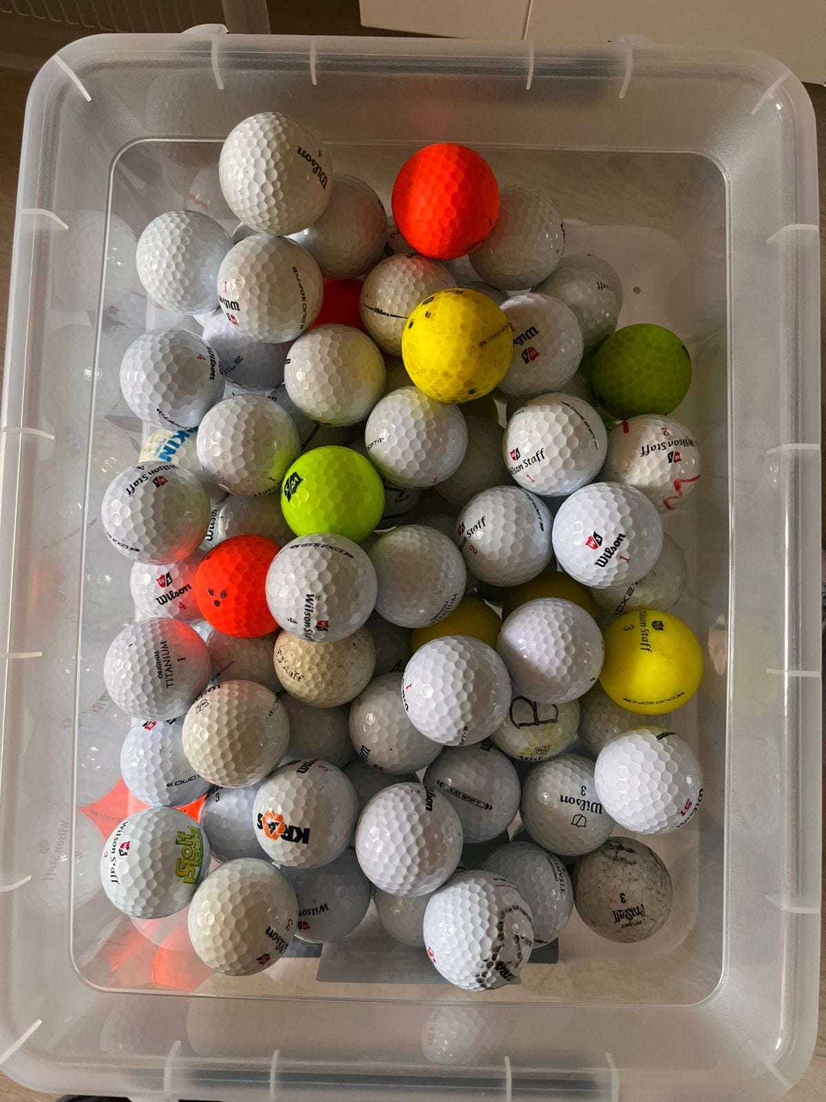 Wilson lakeballs, Ophalen of Verzenden, Gebruikt, Club
