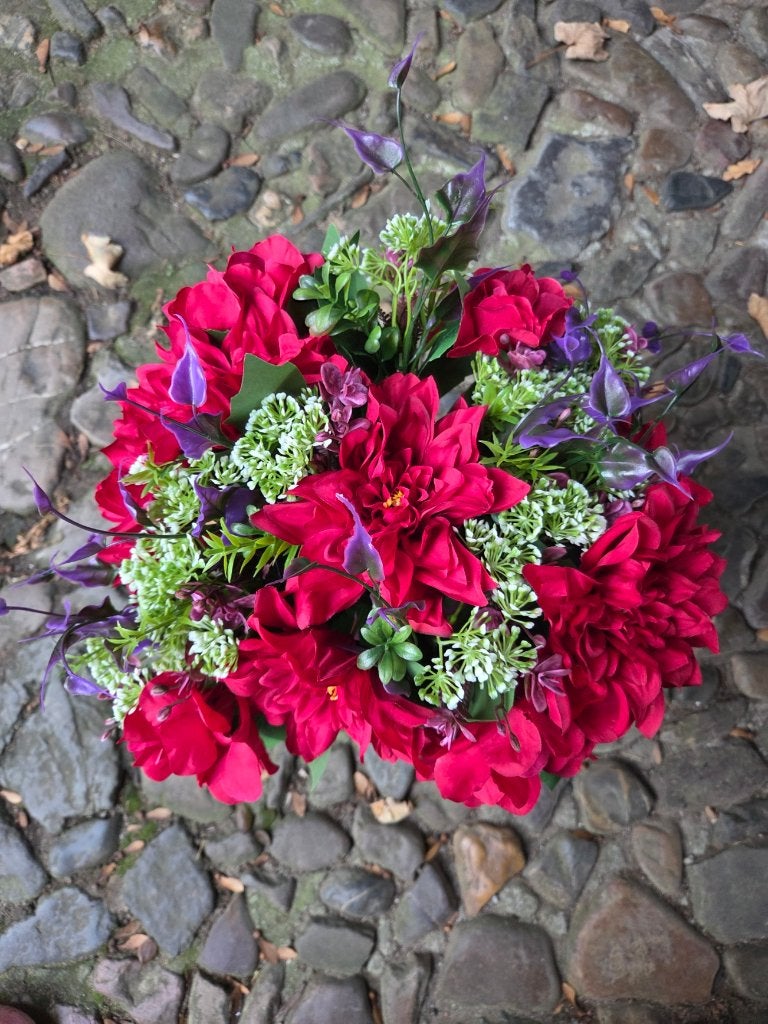 DAHLIA KUNST BOEKET, Ophalen of Verzenden, Nieuw
