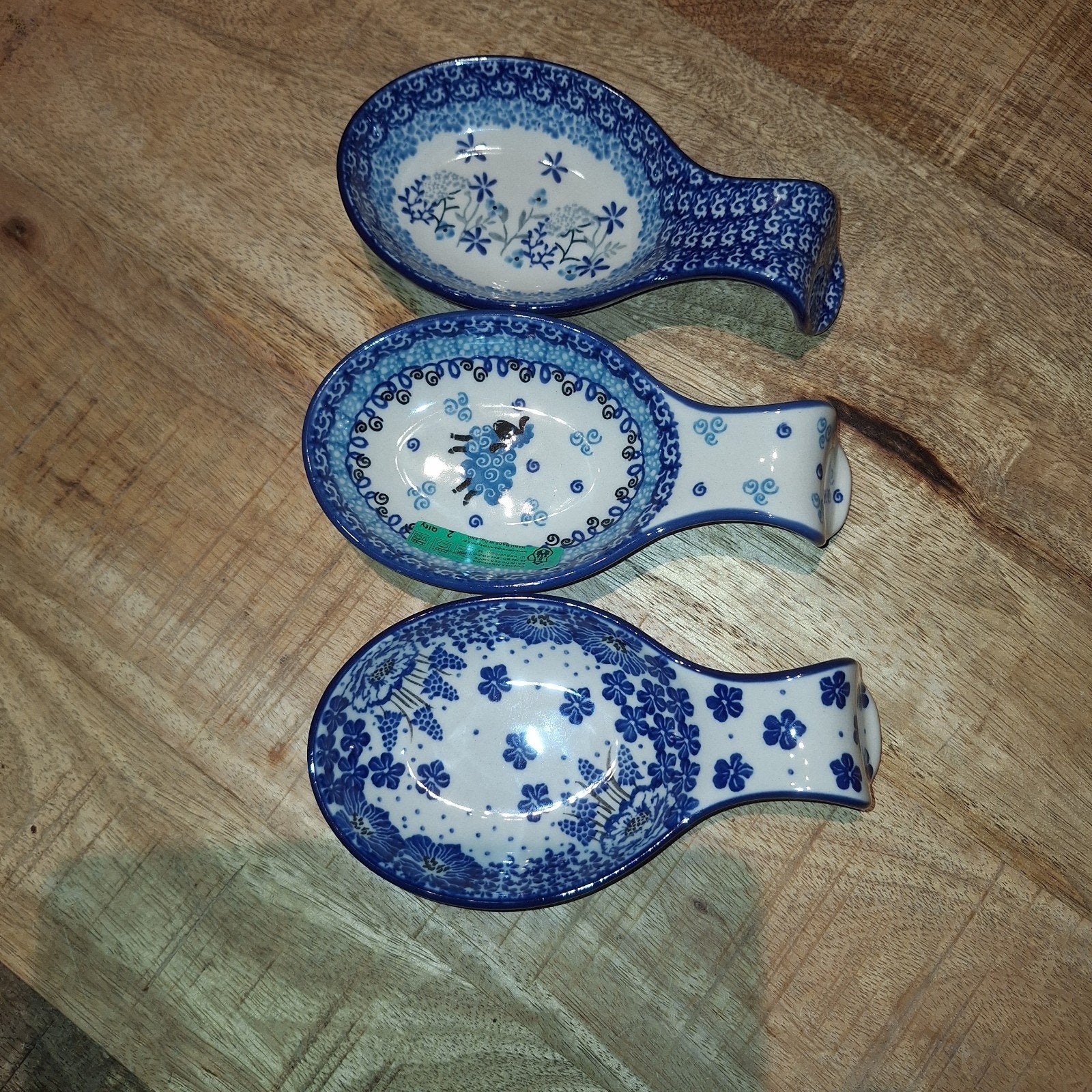 Diverse lepel houder Bunzlau Castle Pools keramiek-nieuw, Overige merken, Keramiek, Overige typen, Nieuw
