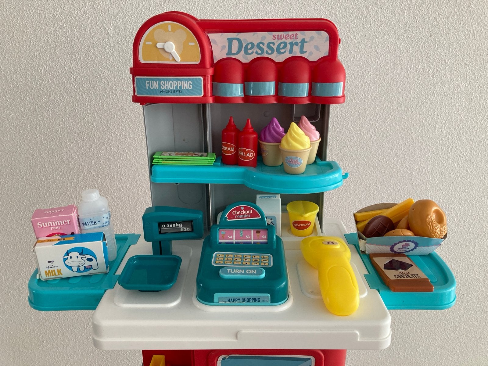4-in-1 Speelgoed ijskar Winkel, Ophalen of Verzenden, Gebruikt, Jongen of Meisje