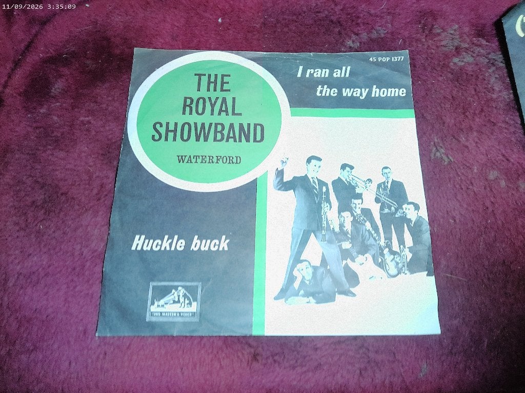 The Royal Showband Waterford - I ran all the way home, Gebruikt, Fotohoes, 7 inch, Ophalen of Verzenden