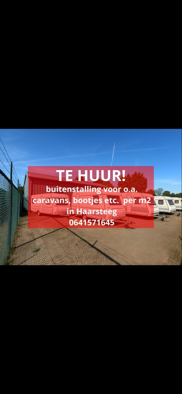 Buitenstalling te huur in Haarsteeg (caravans, boten), Caravans en Kamperen