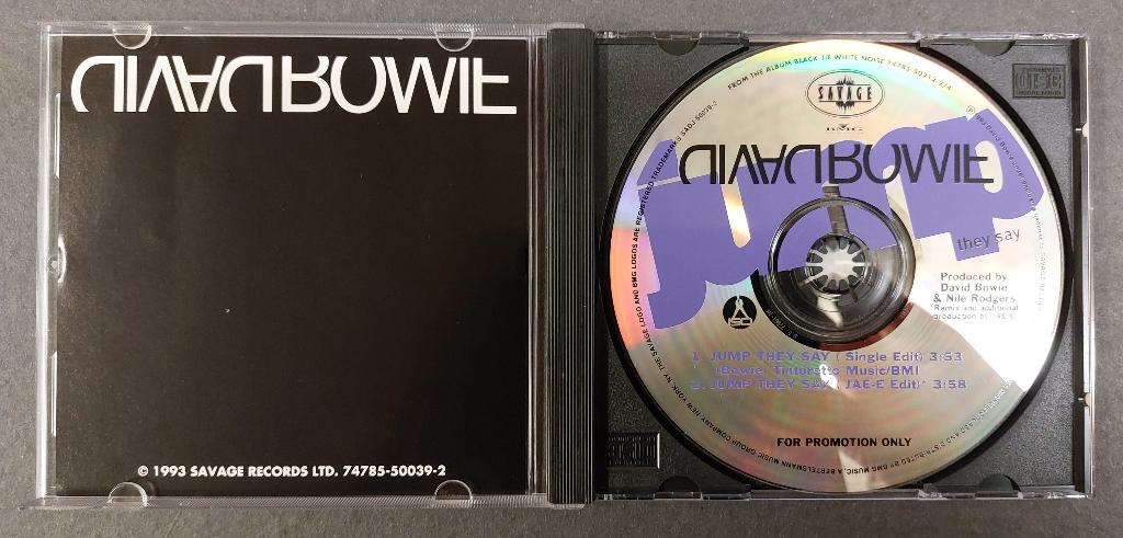 David Bowie PROMO CD-SINGLE Jump They Say USA 2 track, Verzenden, Zo goed als nieuw, Poprock