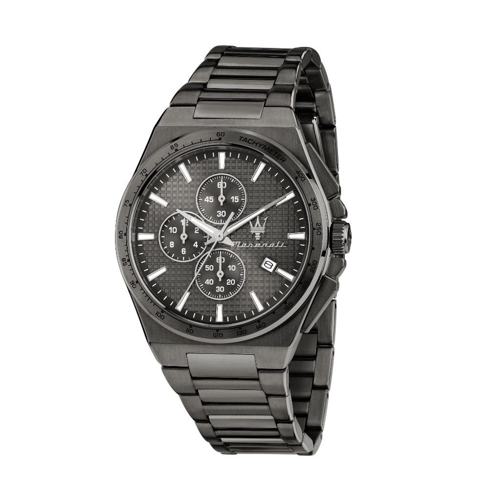 MASERATI Herenhorloge Velocità Slim Chronograph, Snelheid, Zwart, IOS, Nieuw