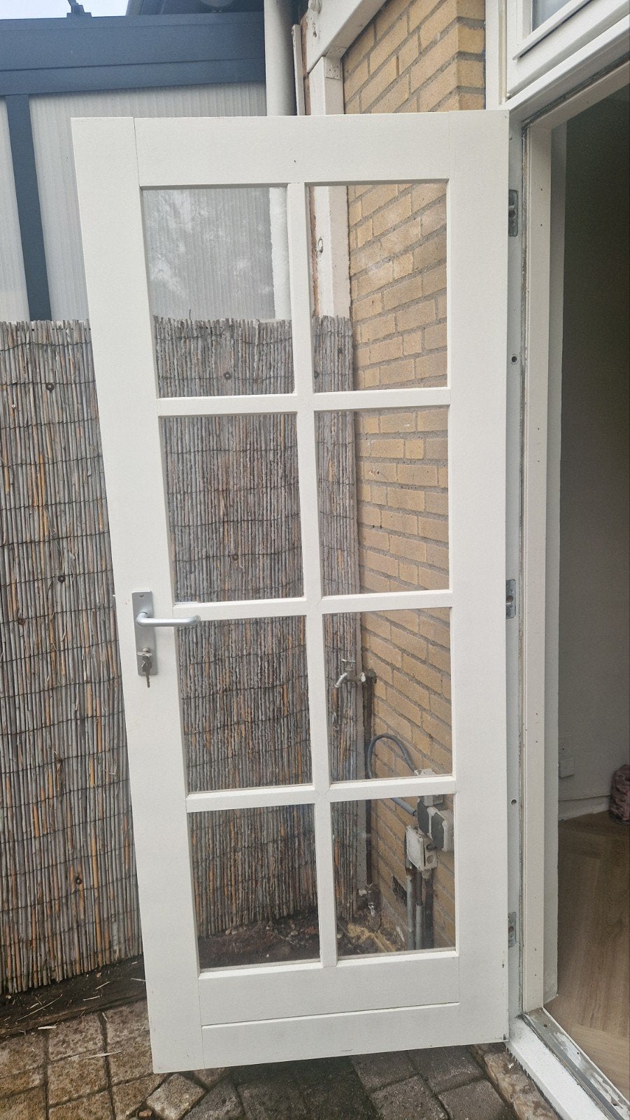 Buiten deur met 3 punts sluiting, Ophalen of Verzenden, Gebruikt, Buitendeur, 200 tot 215 cm