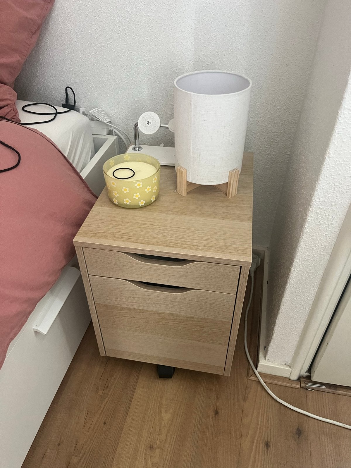 IKEA Alex ladekast met wielen - Zo goed als nieuw, Ophalen, Minder dan 50 cm, 1 of 2 laden, Zo goed als nieuw