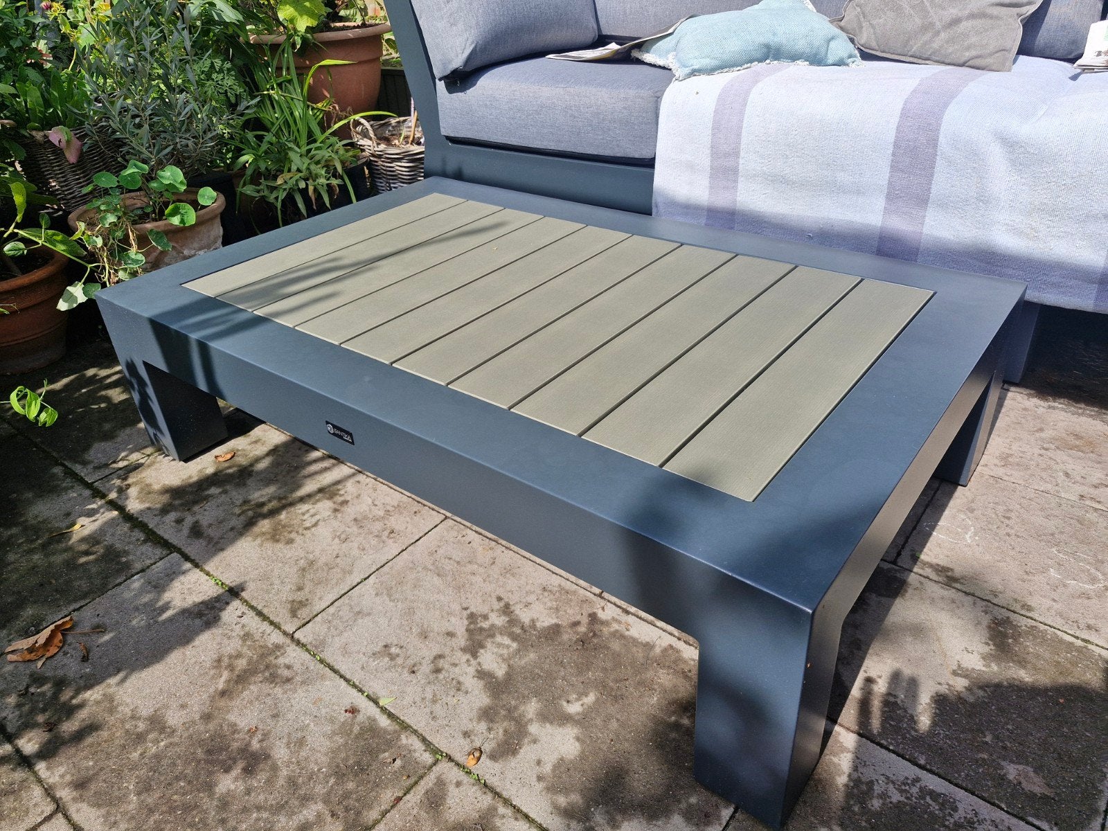 Nieuwe aliminium tuintafel/loungetafel Santika Yovita (laag)