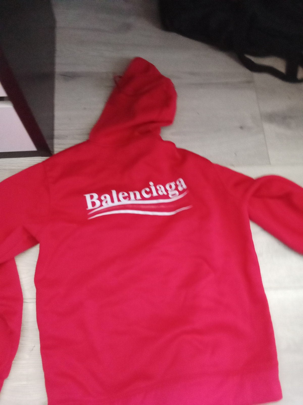Balenciaga Hoodie Rood - Zo goed als nieuw, Balenciaga, Zo goed als nieuw, Rood, Ophalen