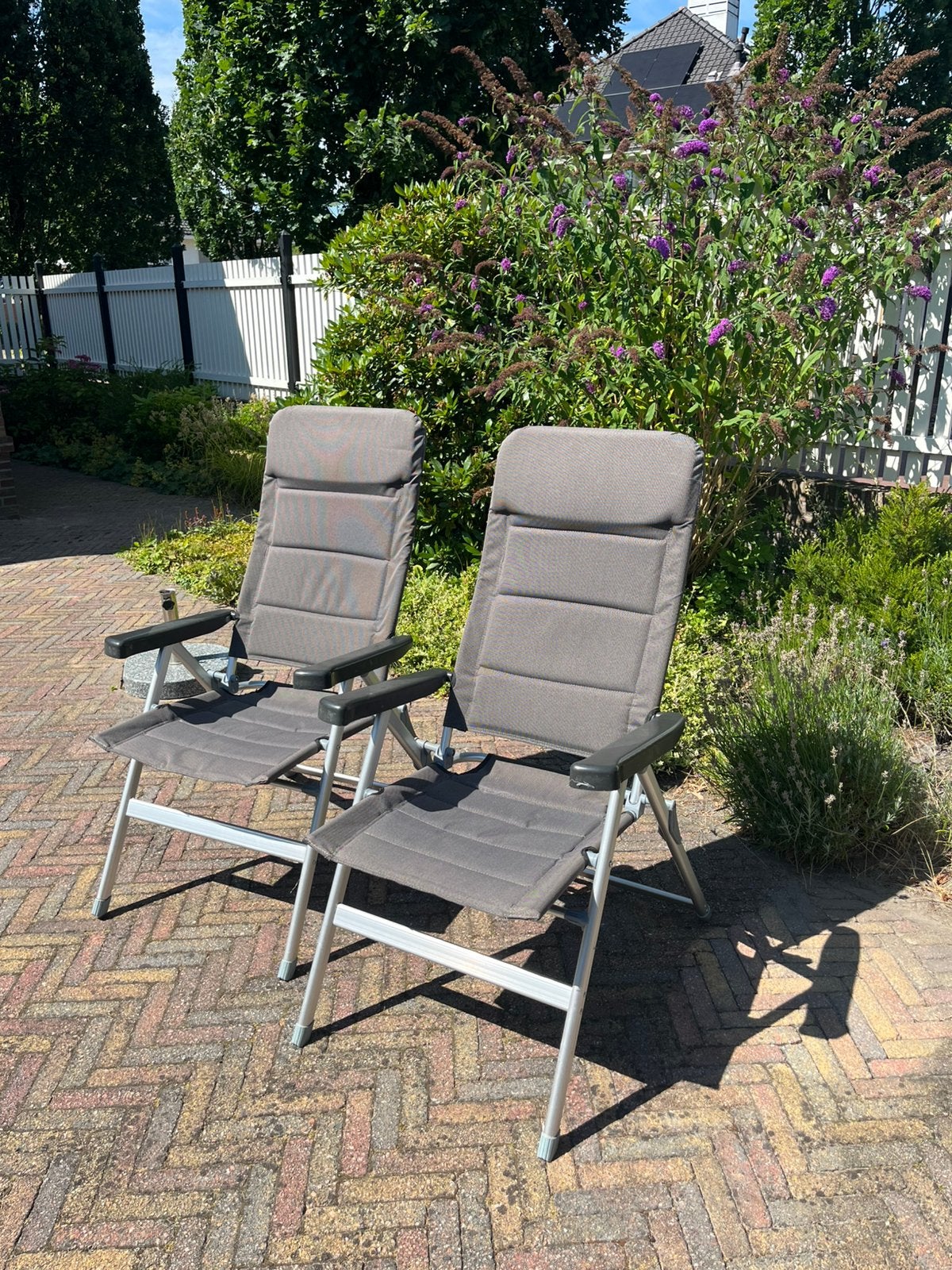 ANWB verstelbare stoel, Caravans en Kamperen, Kampeermeubelen, Ophalen, Zo goed als nieuw, Campingstoel