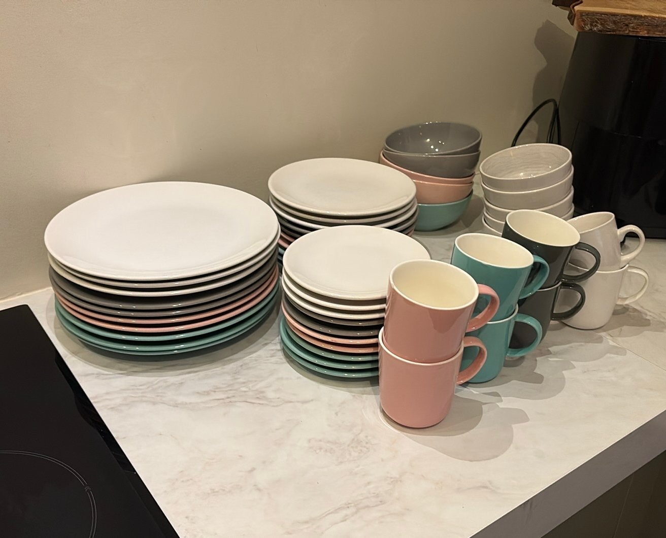 Leuke servies set Hema, Ophalen, Gebruikt, Bord(en), Overige stijlen