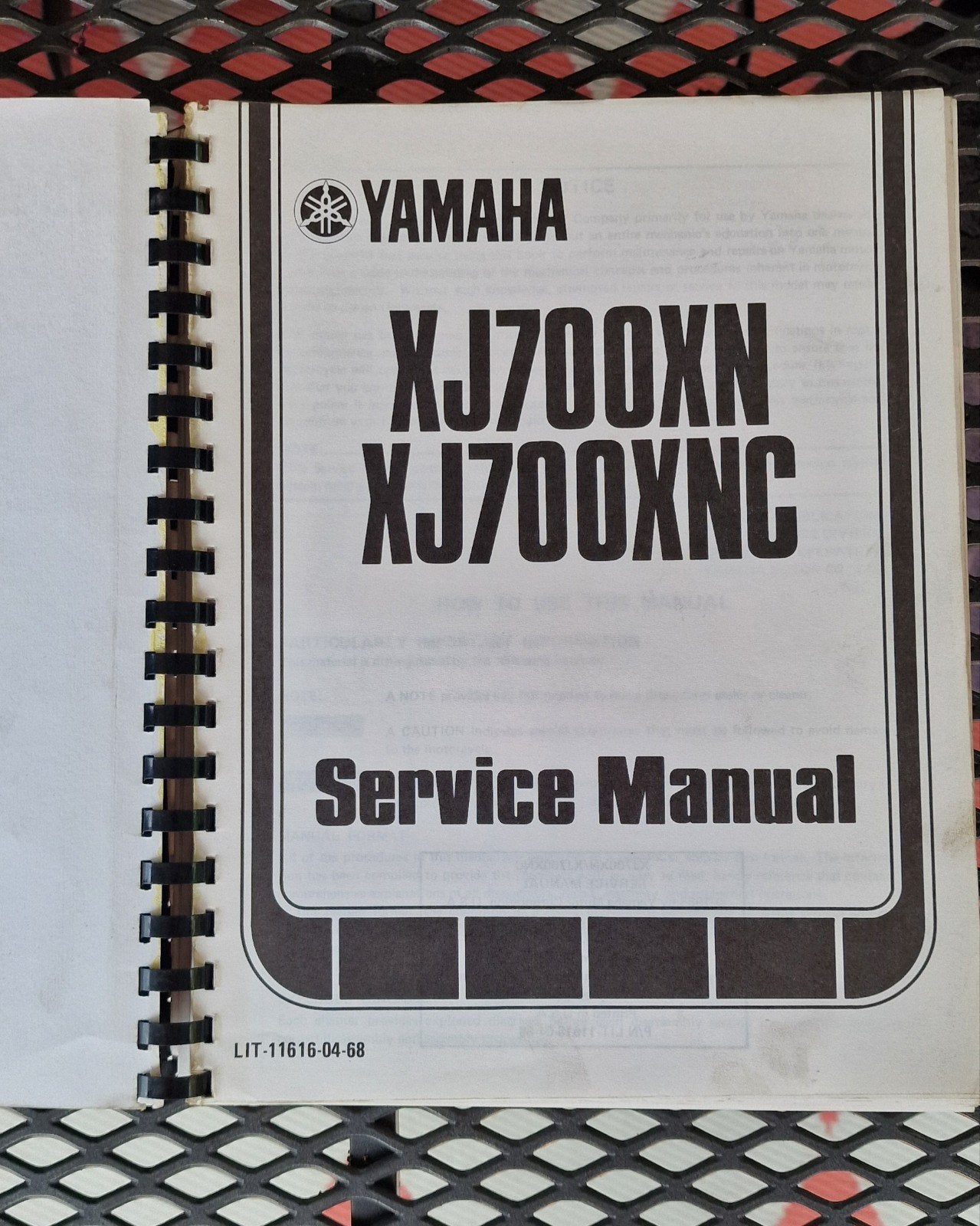 Service manual handleiding Yamaha Maxim xj700x  / xc, Ophalen of Verzenden, Gelezen, Yamaha