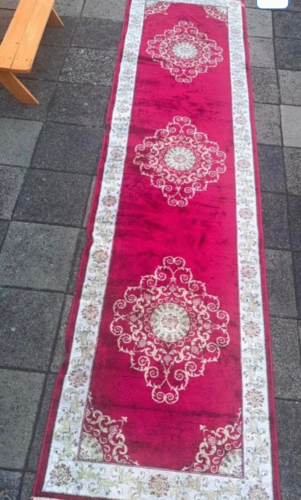 Tapijt, Ophalen, Wit, 200 cm of meer, 50 tot 100 cm