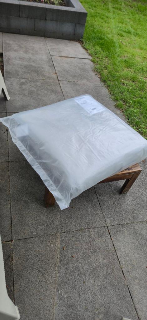 IKEA DUVHOLMEN/FROSON zitkussens 62x62 cm, beige, Ophalen of Verzenden, Nieuw, Beige, Vierkant