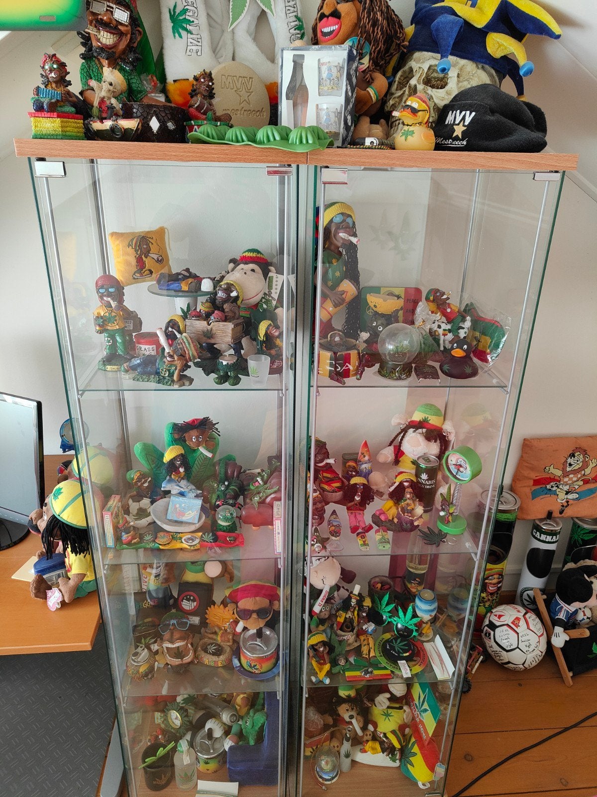 Grote collectie Bob Marley/Rasta/Cannabis memorabilia, Ophalen, Zo goed als nieuw