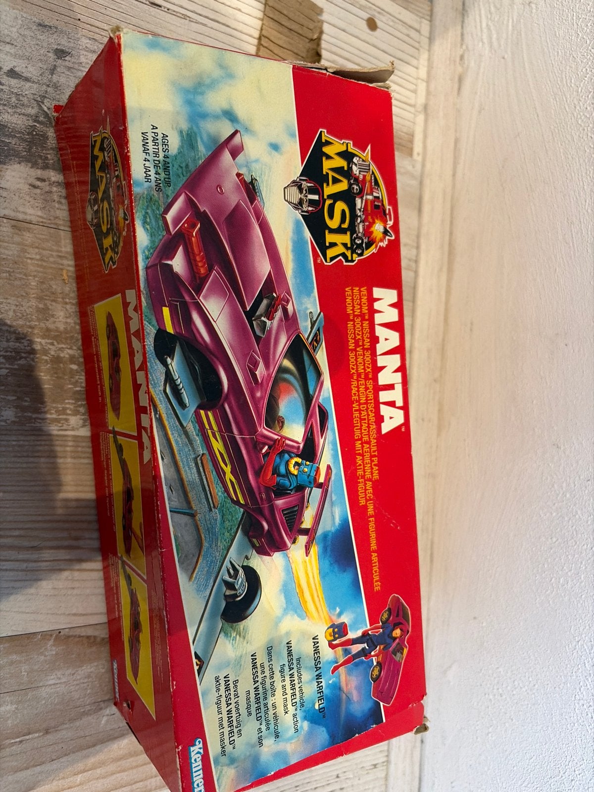 M.A.S.K. Manta voertuig met doos (figuur ontbreekt), Kinderen en Baby's, Ophalen of Verzenden, Gebruikt