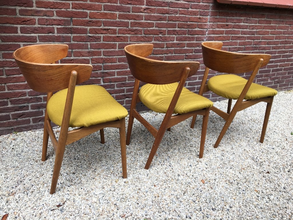Sibast no 7 stoelen, 3 stuks, Ophalen, Hout, Gebruikt, Drie