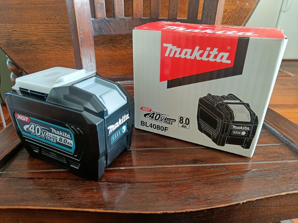 Makita BL4080F XGT 40 V accu Max. 8,0 Ah Nieuw in de doos, Ophalen of Verzenden, Nieuw