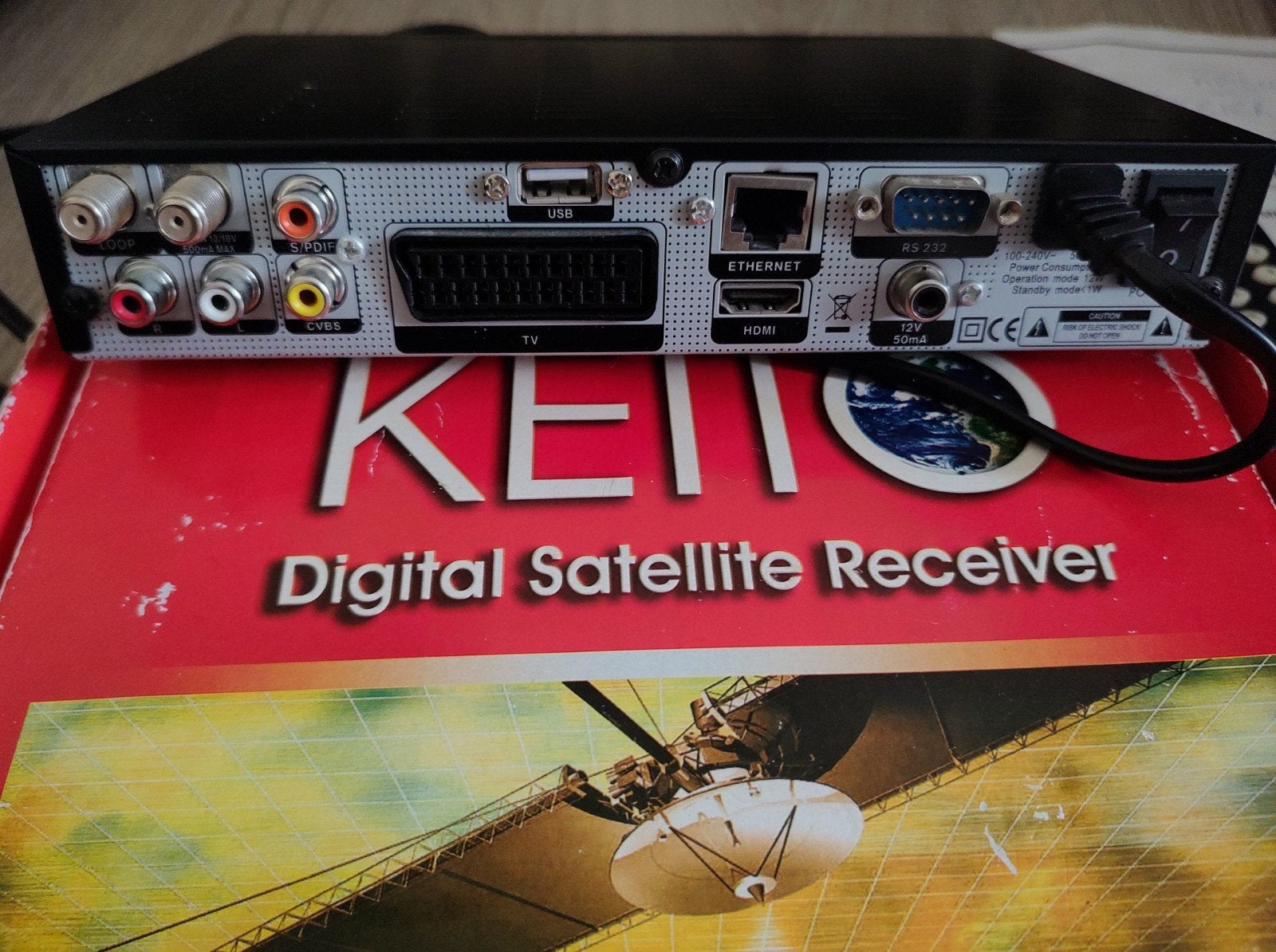 Keito digitale satellite receiver
Met afstandsbediening, Ophalen of Verzenden