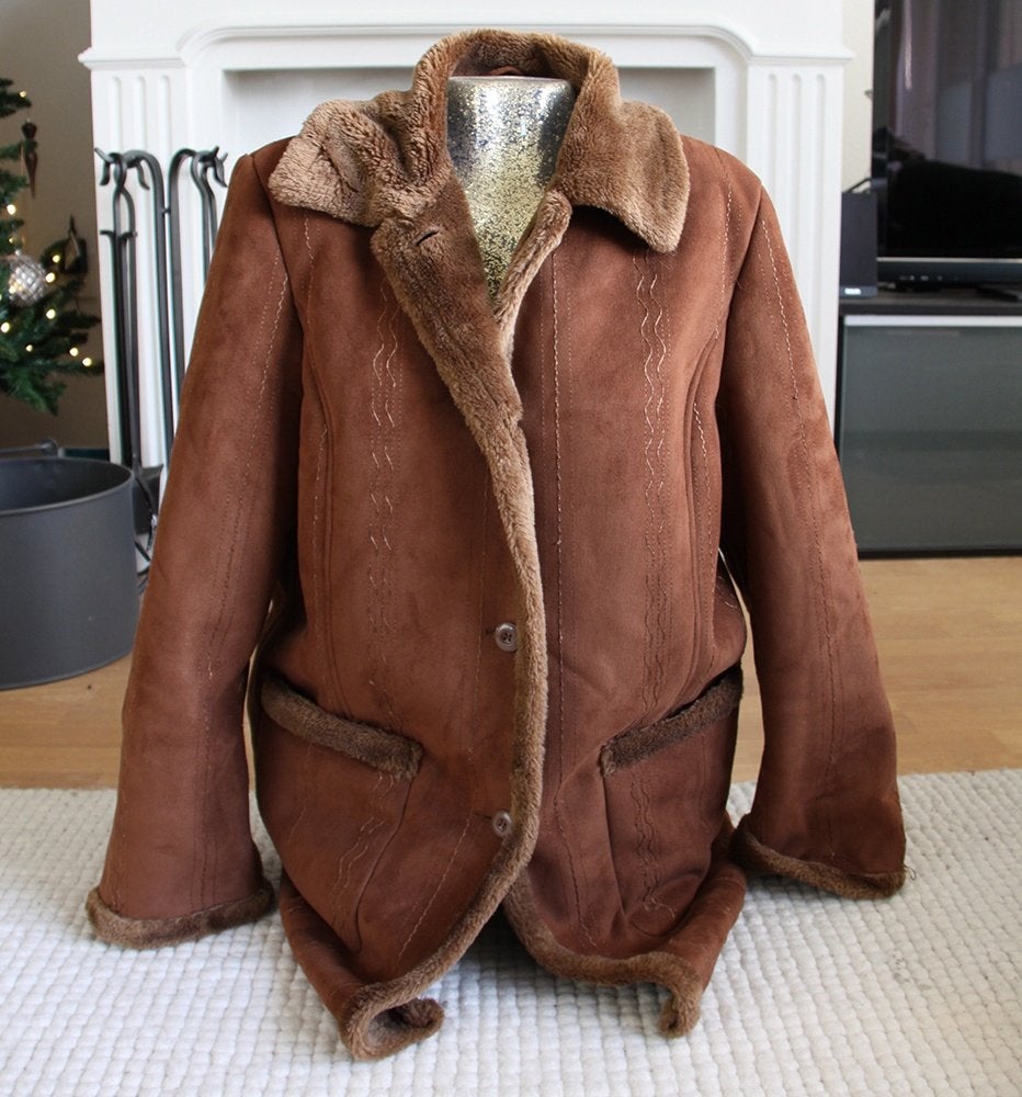Prachtige Designer|s Jas (Maat 40) € 45,-, Maat 38/40 (M), Bruin, Ophalen of Verzenden, Zo goed als nieuw