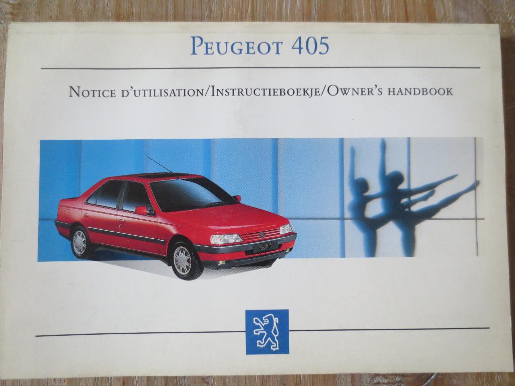 Instructieboekje/ Handleidingen : Peugeot 405 -  Z.g.a.n., Auto diversen, Handleidingen en Instructieboekjes, Ophalen of Verzenden