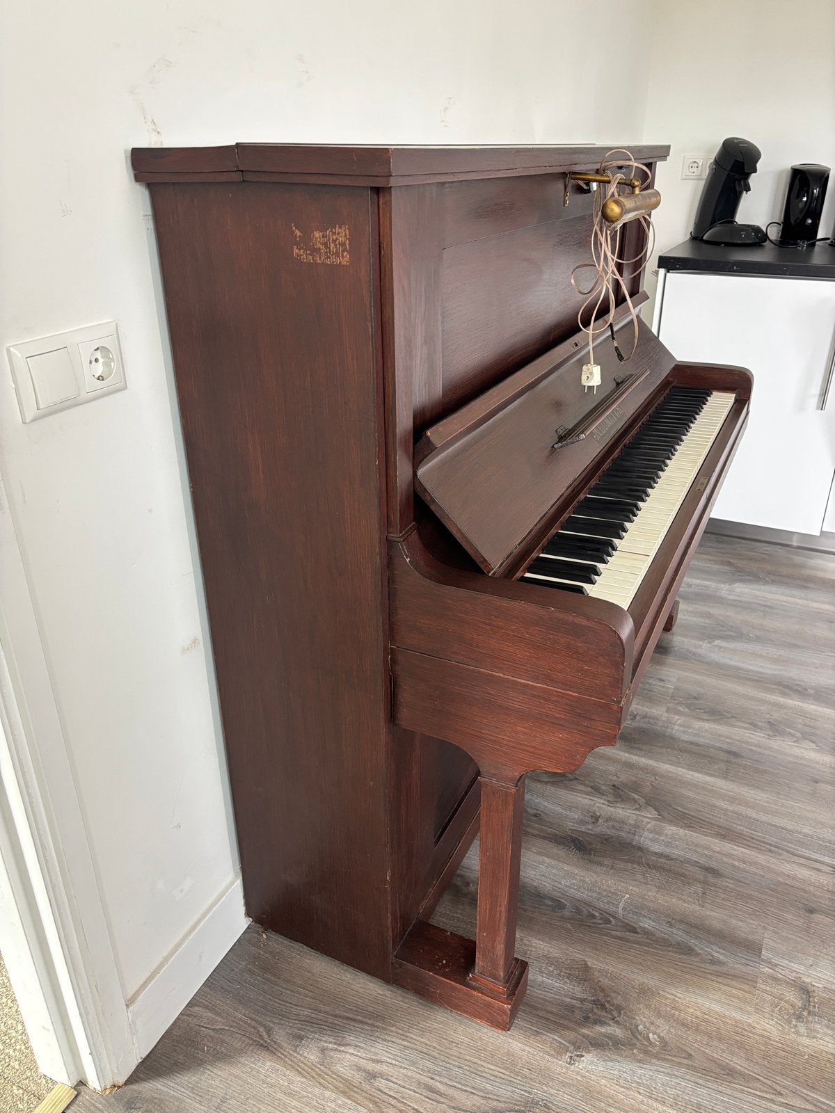 Neumeyer Piano - Klassiek model, Ophalen, Gebruikt, Bruin, Piano