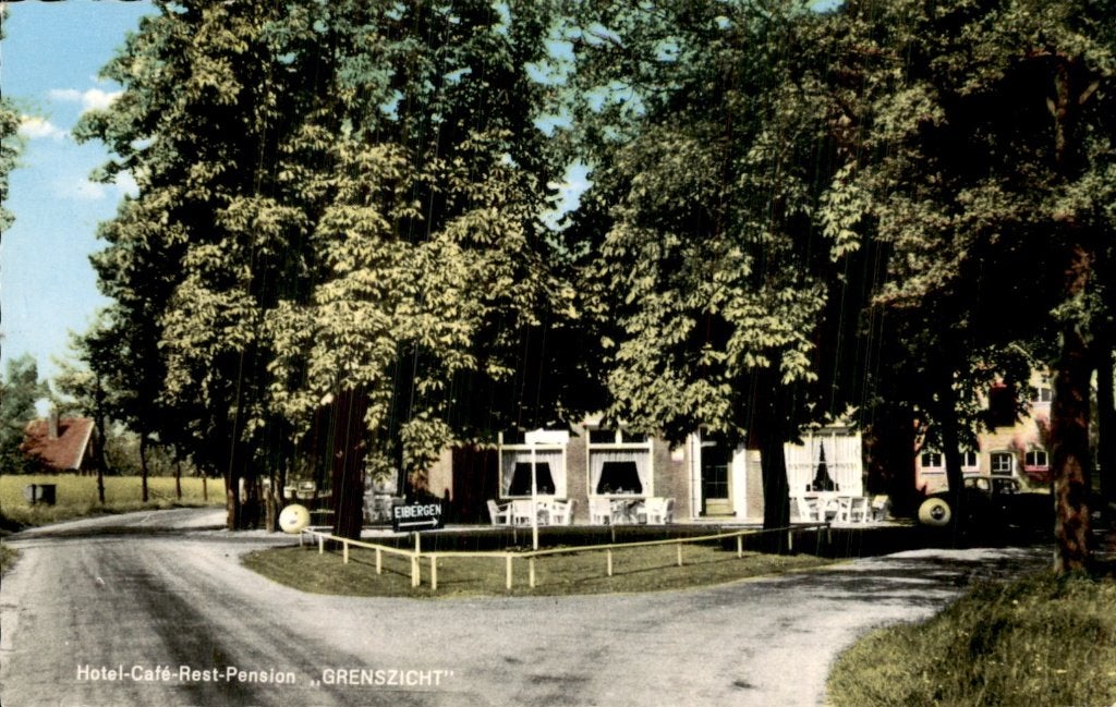 Eibergen - Hotel-Café-Rest-Pension - Grenszicht, Ophalen of Verzenden, 1960 tot 1980, Ongelopen, Gelderland