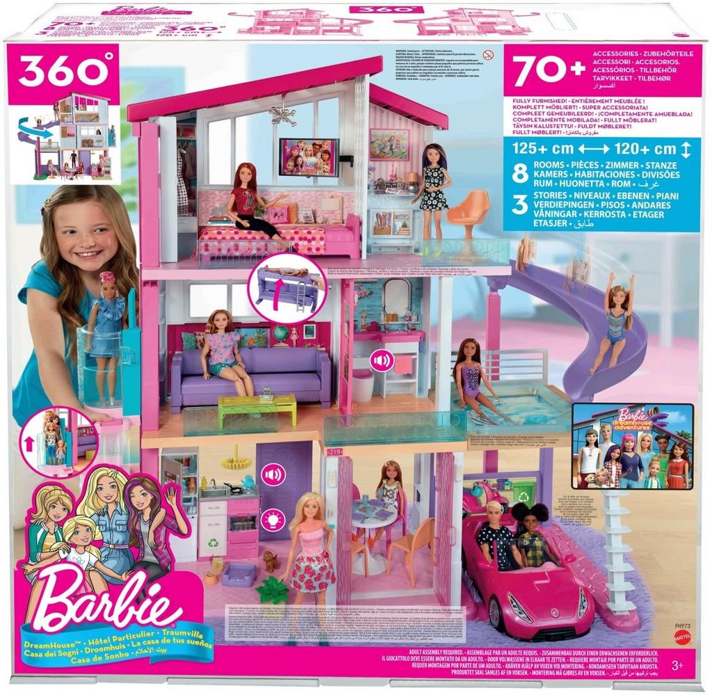 Barbie DreamHouse Poppenhuis - Groot en Compleet, Kinderen en Baby's, Speelgoed | Poppenhuizen, Ophalen, Zo goed als nieuw, Poppenhuis