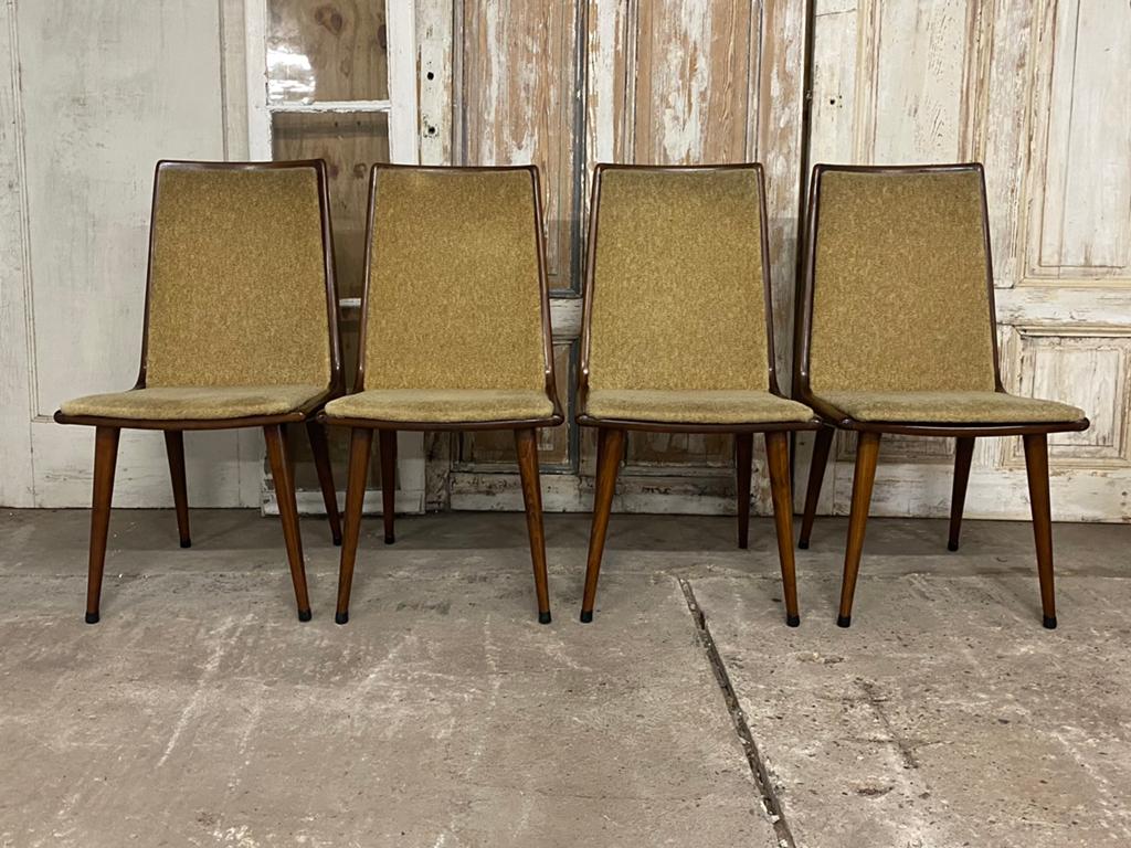 Vintage Coja Culemborg stoelen. Design. Teak. Set 4st., Ophalen, Gebruikt, Overige kleuren, -