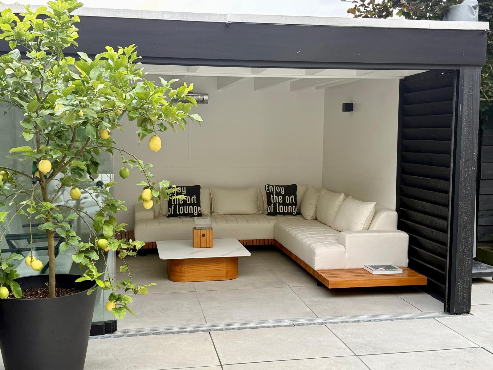 Loungeset icon /sunbrella, Ophalen of Verzenden, Zo goed als nieuw