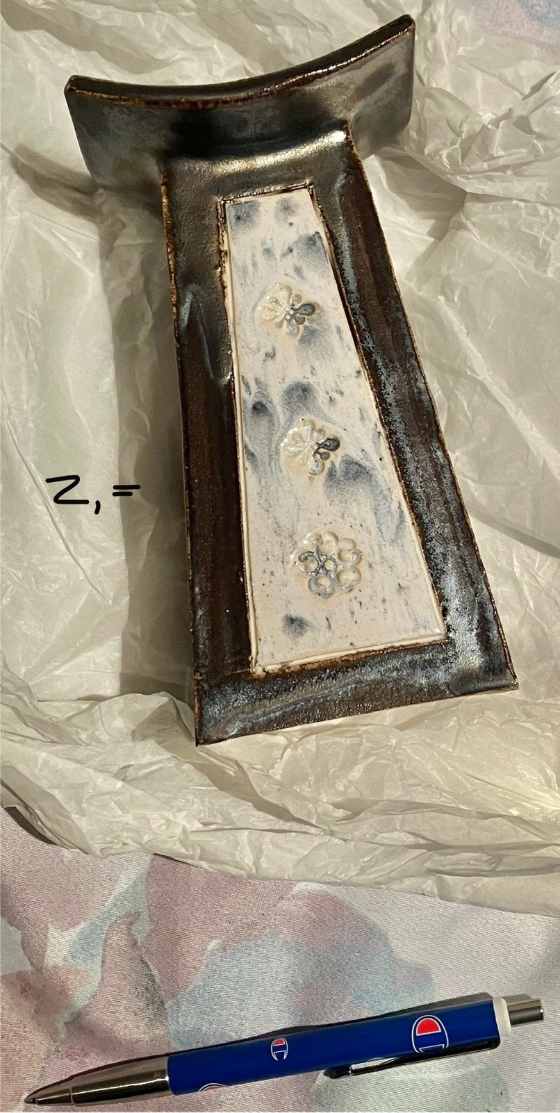 Kandelaar keramiek nw, Ophalen of Verzenden, Overige materialen, Minder dan 25 cm