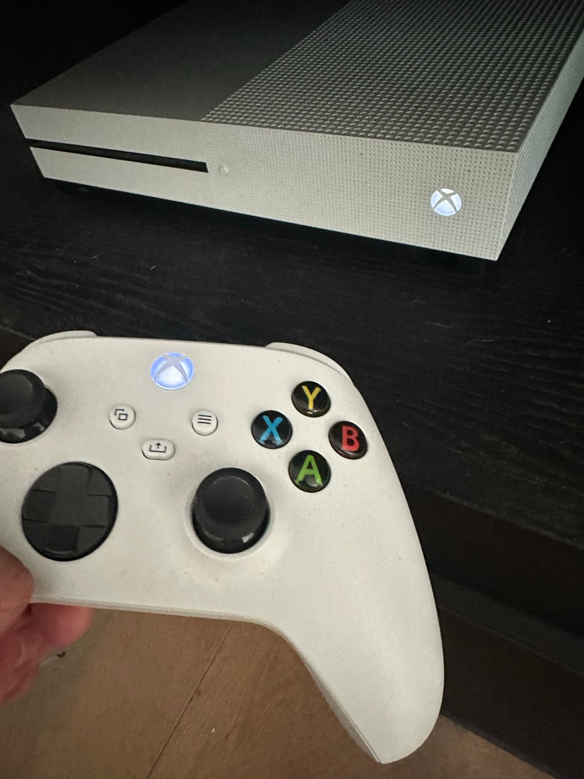 Xbox One S met 2 controllers, Spelcomputers en Games, 500 GB, Met 2 controllers, Xbox One S, Ophalen of Verzenden