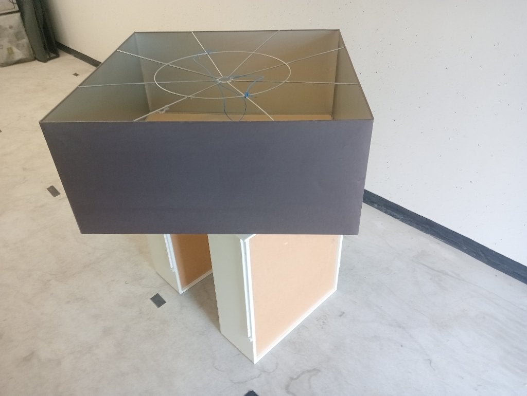 Piet Boon Square lamp, Ophalen, Gebruikt, Stof, Minder dan 50 cm