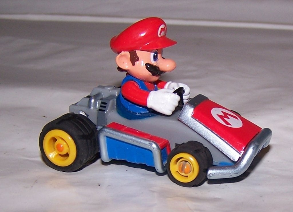 Mario Kart figuurtje. Pullback. Nieuwstaat., Ophalen of Verzenden, Zo goed als nieuw