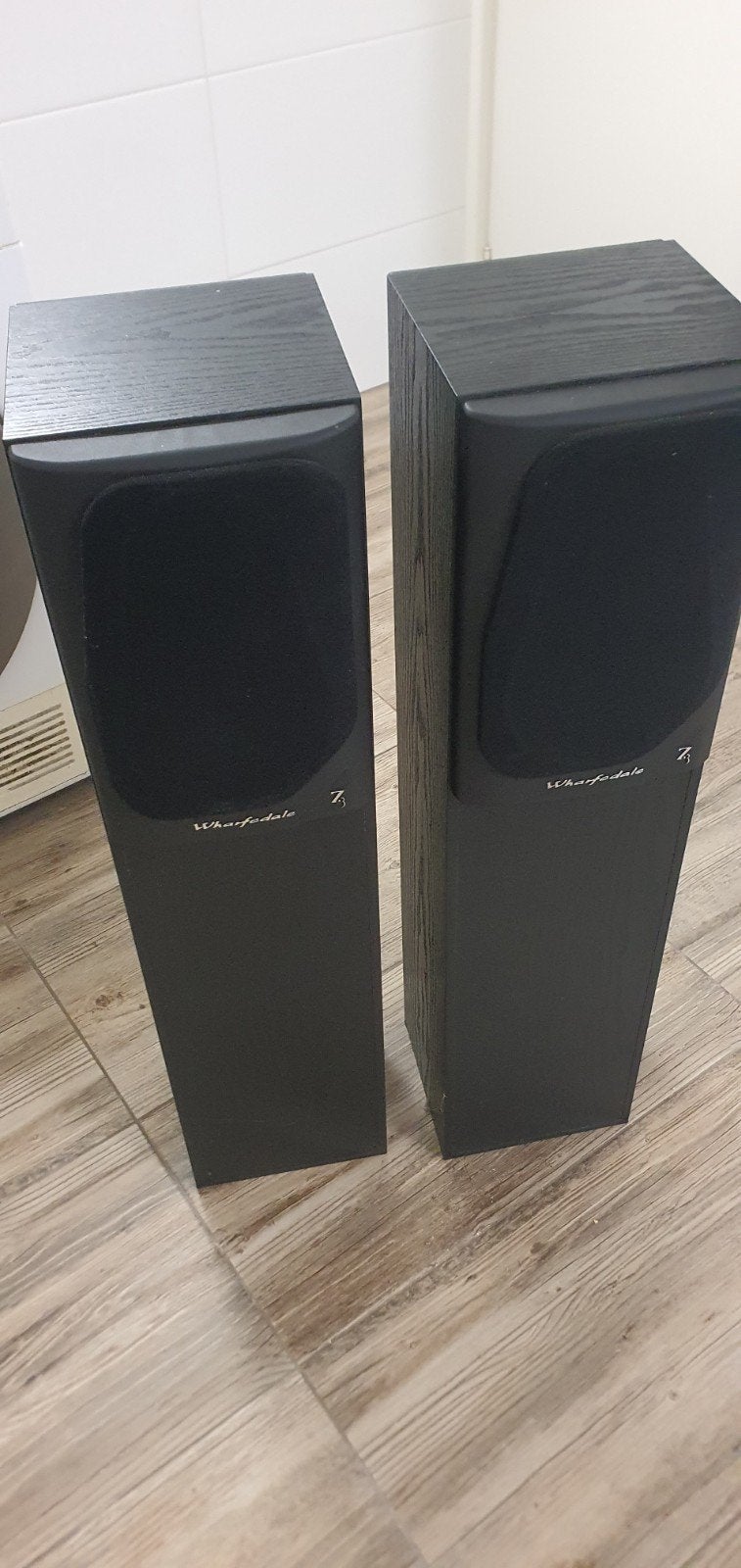 Wharfedale Diamond 7.3 Luidsprekers - 100W, 8 Ohm, Vloerstaande luidspreker, Gebruikt, Wharfedale, Ophalen of Verzenden