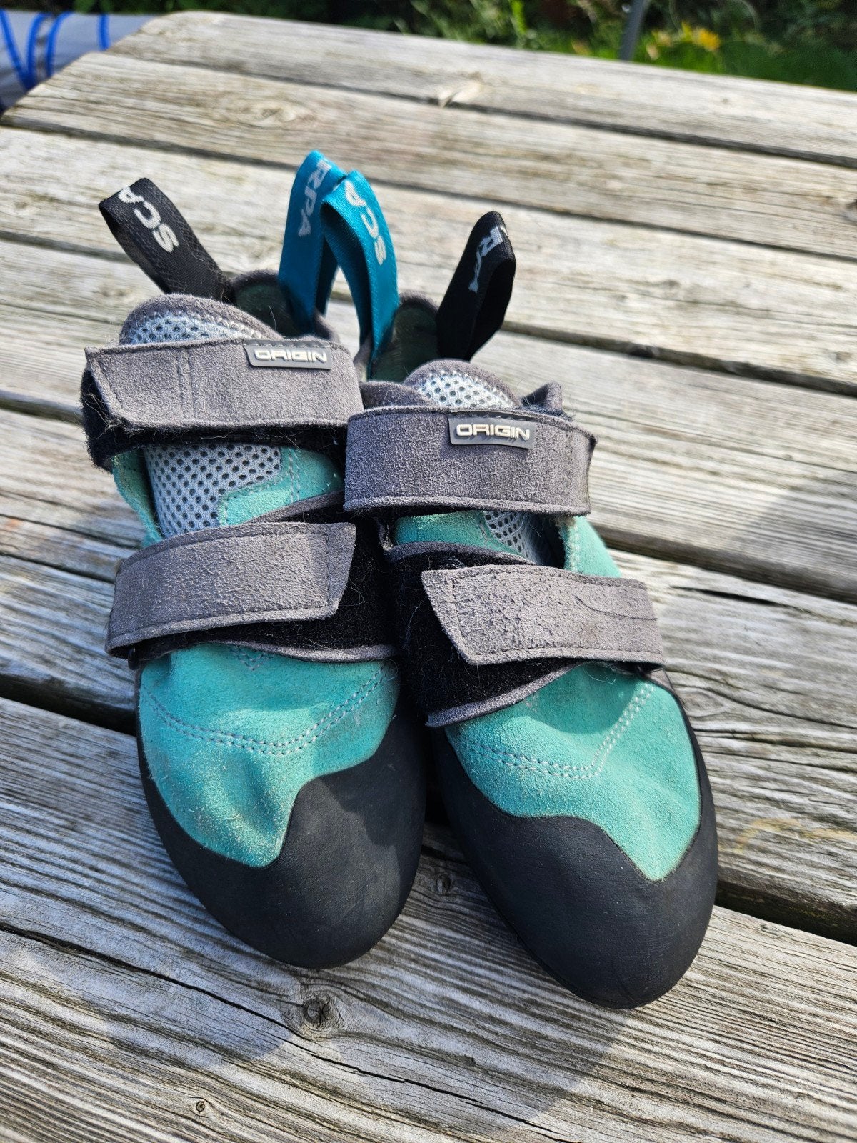 Scarpa Origin klimschoenen - maat 37,5 (valt klein), Ophalen of Verzenden, Zo goed als nieuw