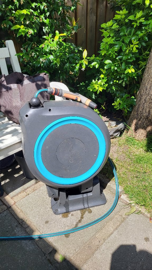 Gardena  wandslangenbox, Ophalen of Verzenden, Gebruikt, Tuinslanghaspel