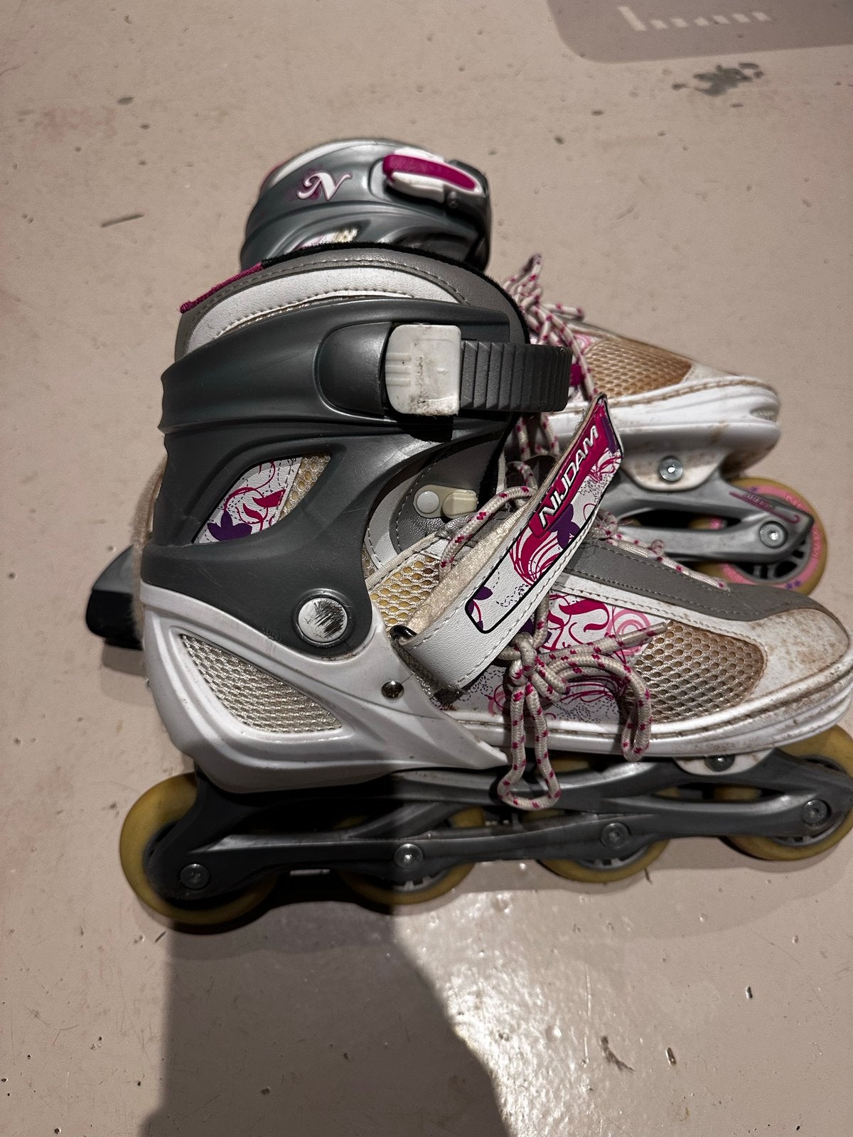 Nijdam verstelbare inline skates - Maat 38-41, Ophalen of Verzenden, Gebruikt, Overige typen, Nijdam