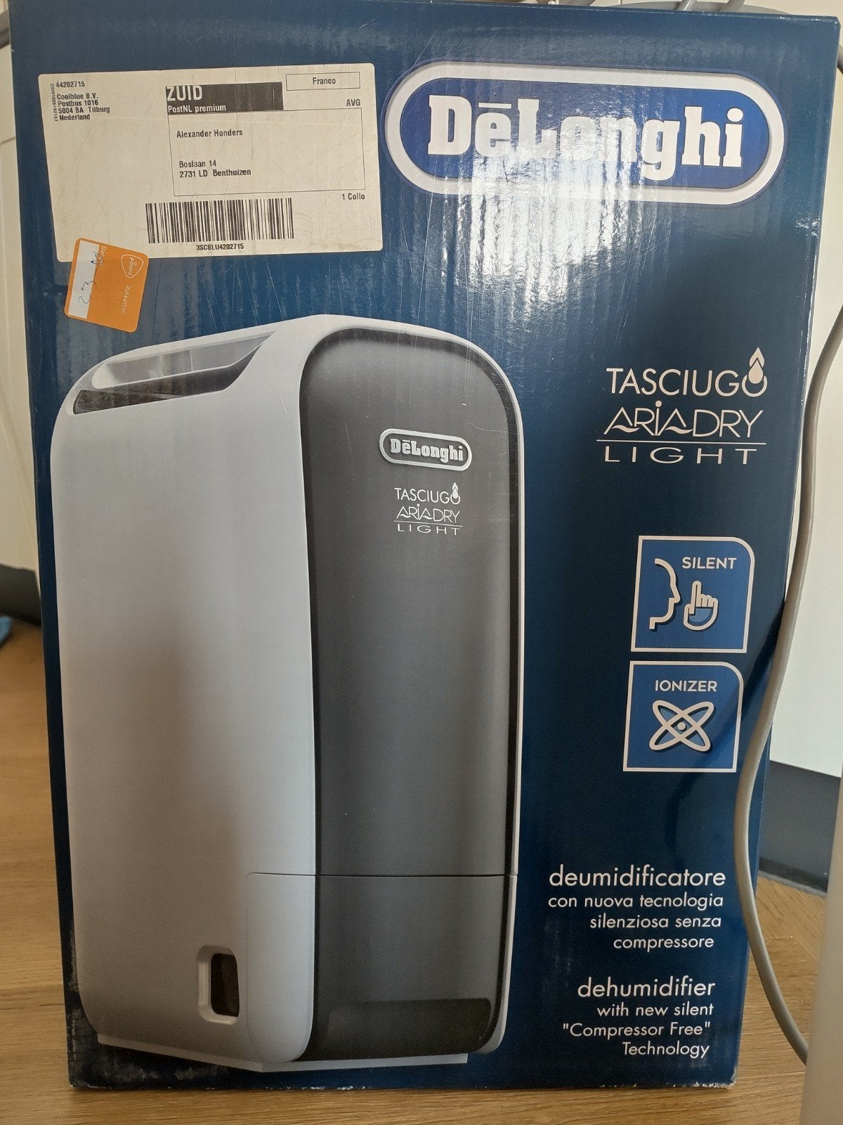 De’Longhi DNS65 Luchtontvochtiger. Dus geen airconditioner, Witgoed en Apparatuur, Luchtbehandelingsapparatuur, Ophalen, Luchtreiniger