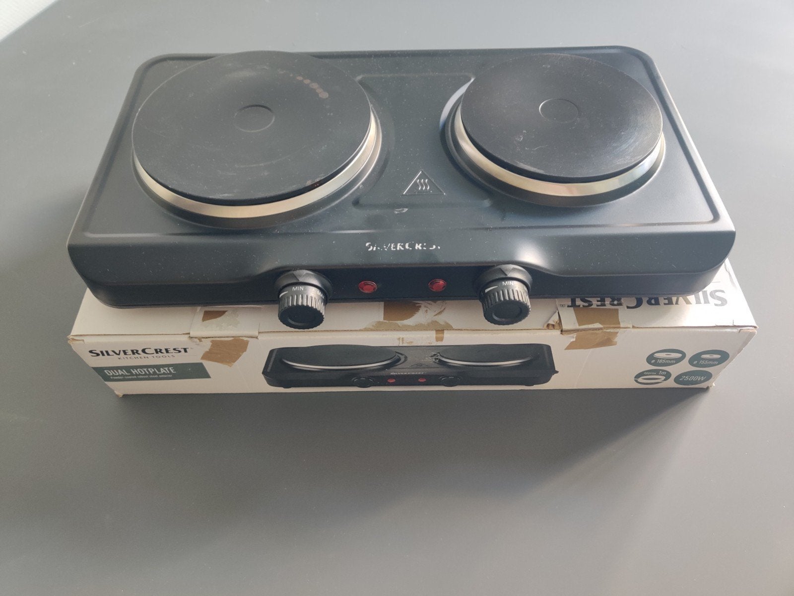 SilverCrest keramische kookplaat 2500W, Ophalen, Vrijstaand, Elektrisch, 3 kookzones of minder