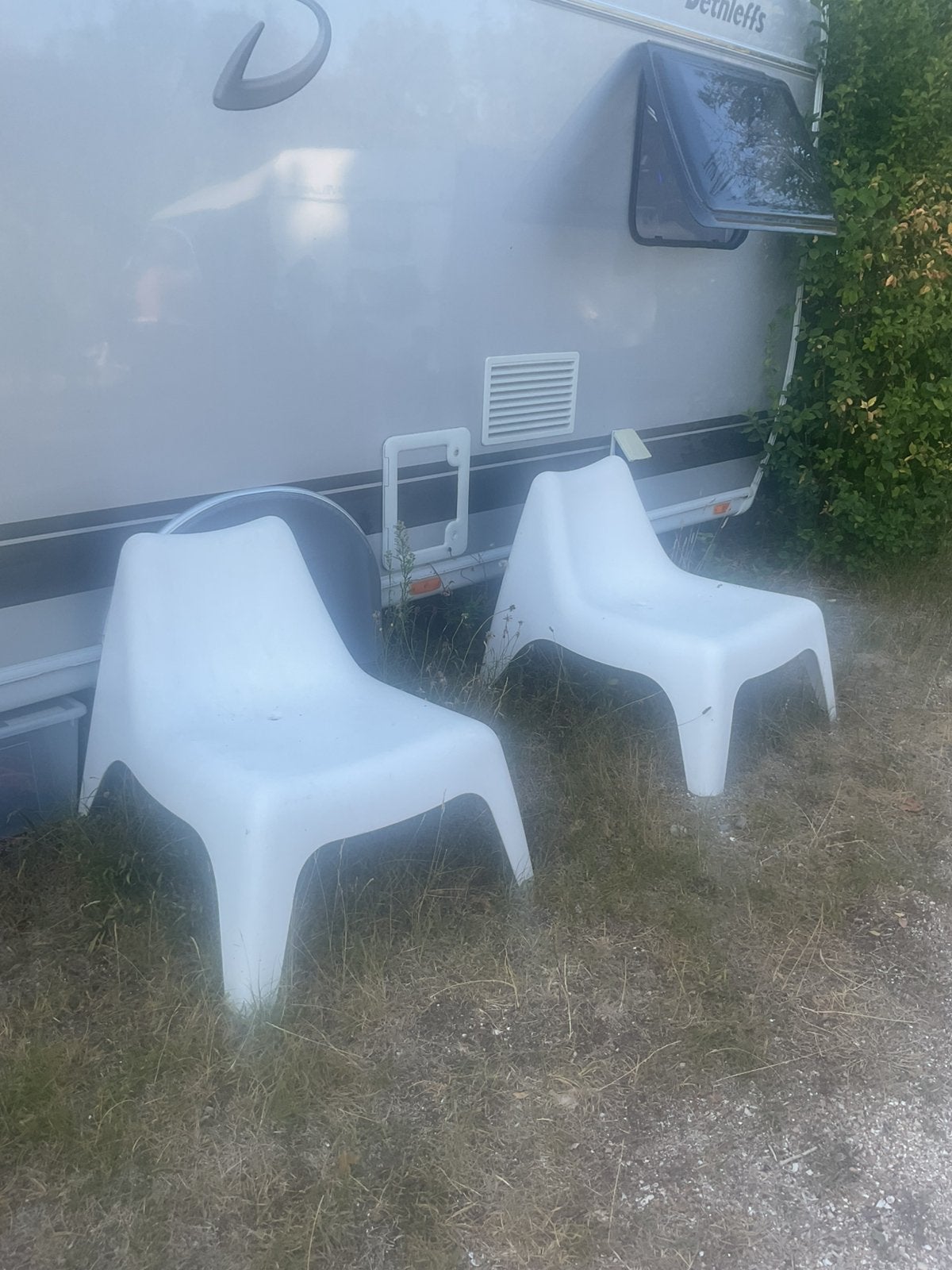 Tuinstoel ikea 2x, Ophalen, Gebruikt