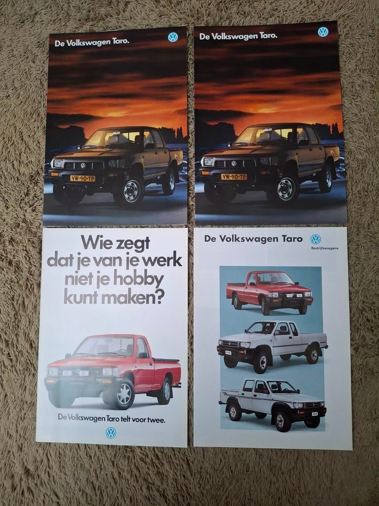 Lot autofolders VW Taro, Verzenden, Zo goed als nieuw, Volkswagen
