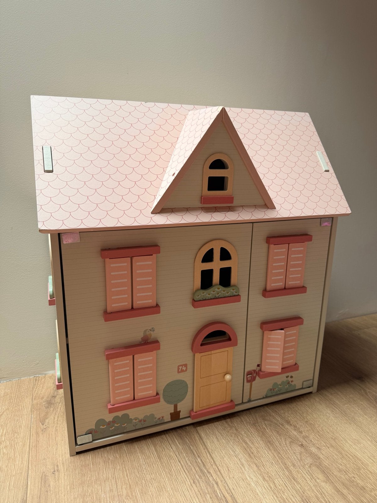 Little Dutch Houten Poppenhuis, Ophalen, Zo goed als nieuw, Poppenhuis
