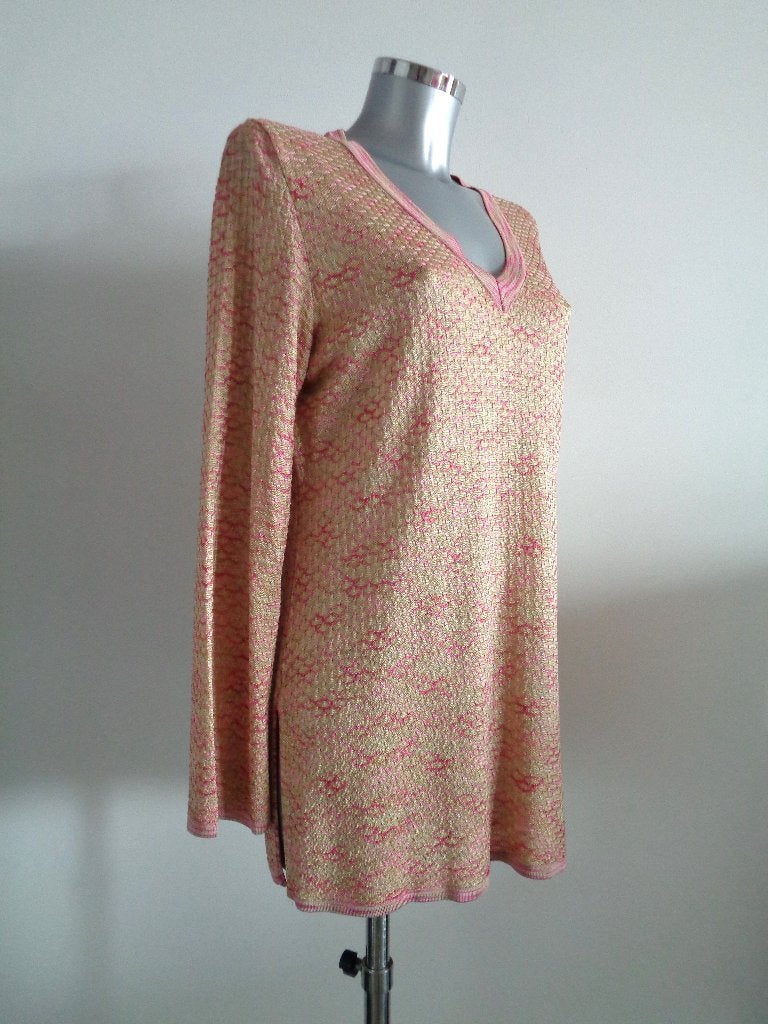 Sem per Lei Italy trui goud accent - tuniek IT44-NL38 Nieuw, Ophalen of Verzenden, Nieuw, Maat 38/40 (M)