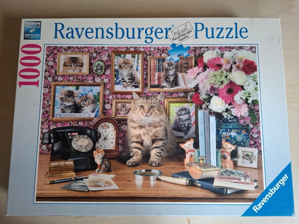 Ravensburger Legpuzzel 1000 stukjes - Katten, Ophalen of Verzenden, 500 t/m 1500 stukjes, Gebruikt, Legpuzzel