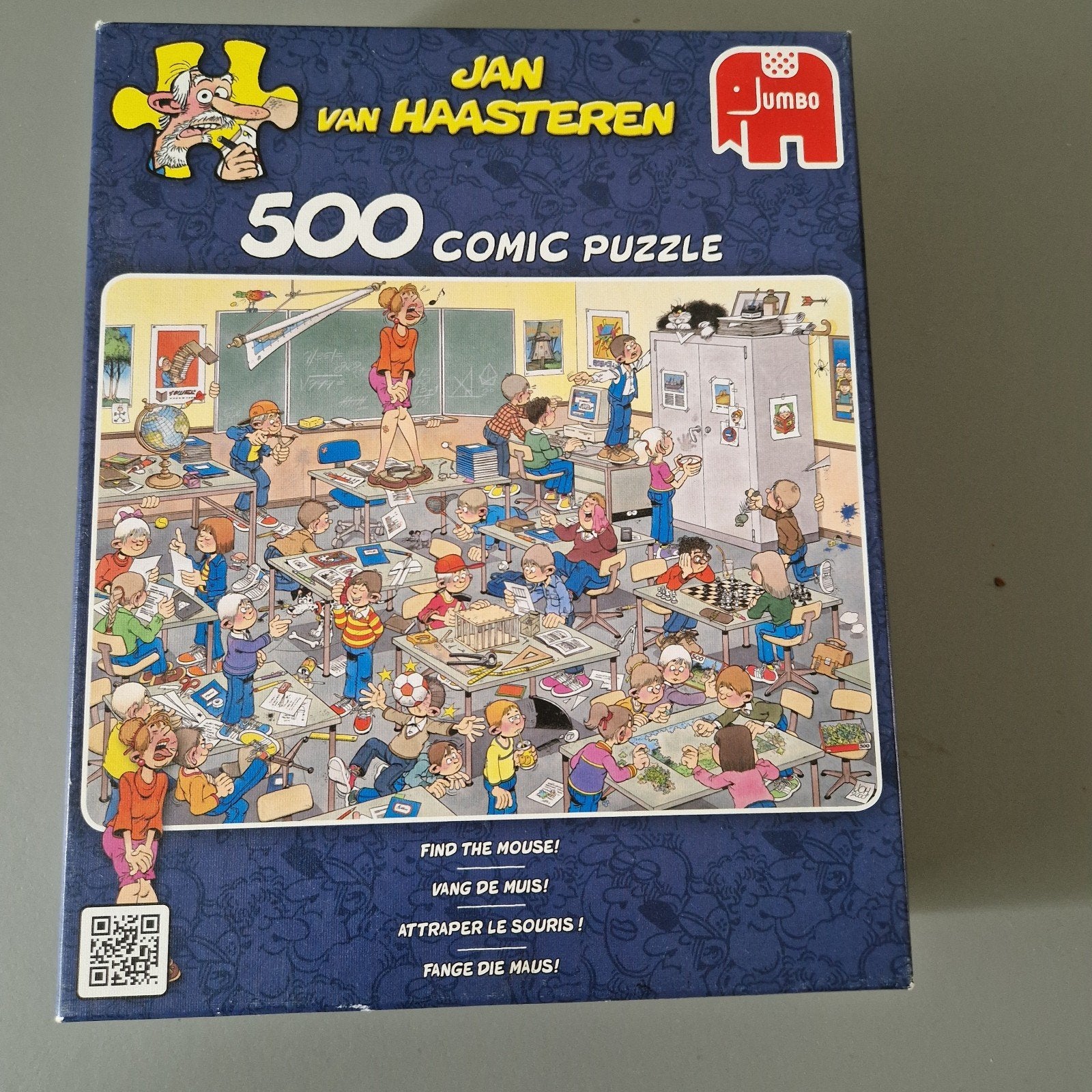 Jan van Haasteren Comic Puzzel - Find the House! 500 stukjes, Ophalen of Verzenden, Minder dan 500 stukjes, Gebruikt, Legpuzzel