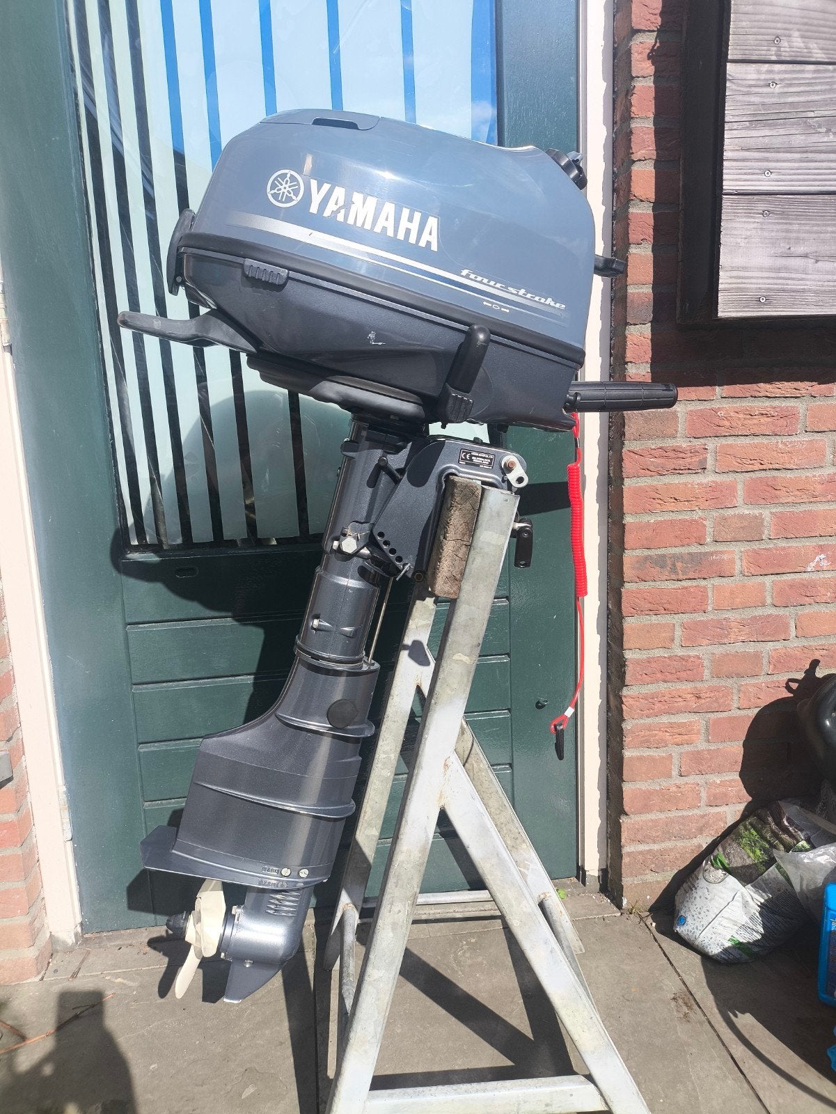 Yamaha 6 pk buitenboordmotor, Watersport en Boten, Buiten- en Binnenboordmotoren, Ophalen, Zo goed als nieuw