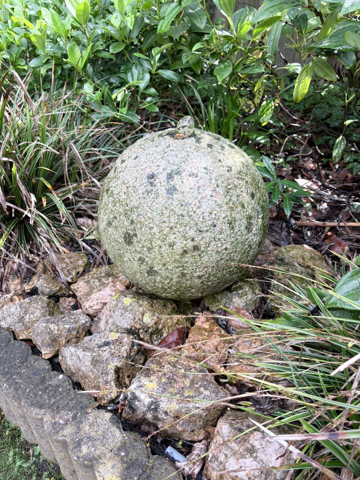 Waterbal met keien, Tuin en Terras, Waterpartijen en Fonteinen, Ophalen, Gebruikt, Hardsteen, Waterornament