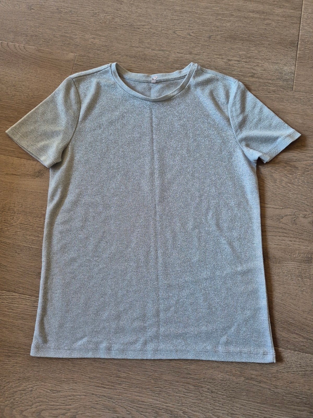 Glitter shirt maat 146/152, Kinderen en Baby's, Kinderkleding | Maat 146, Ophalen of Verzenden, Zo goed als nieuw, Meisje, Shirt of Longsleeve