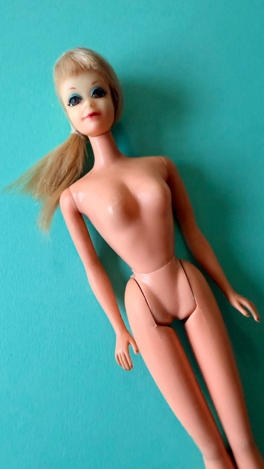 Vintage oude barbie mattel, Verzamelen, Ophalen of Verzenden, Gebruikt, Pop